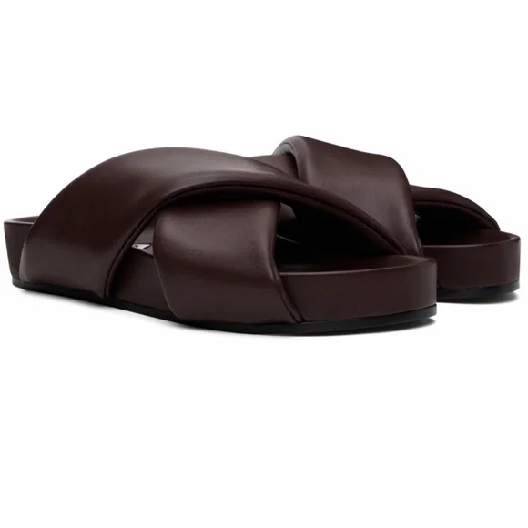 Jil Sander | Shoes | New Jil Sander Burgundy Padded Leather